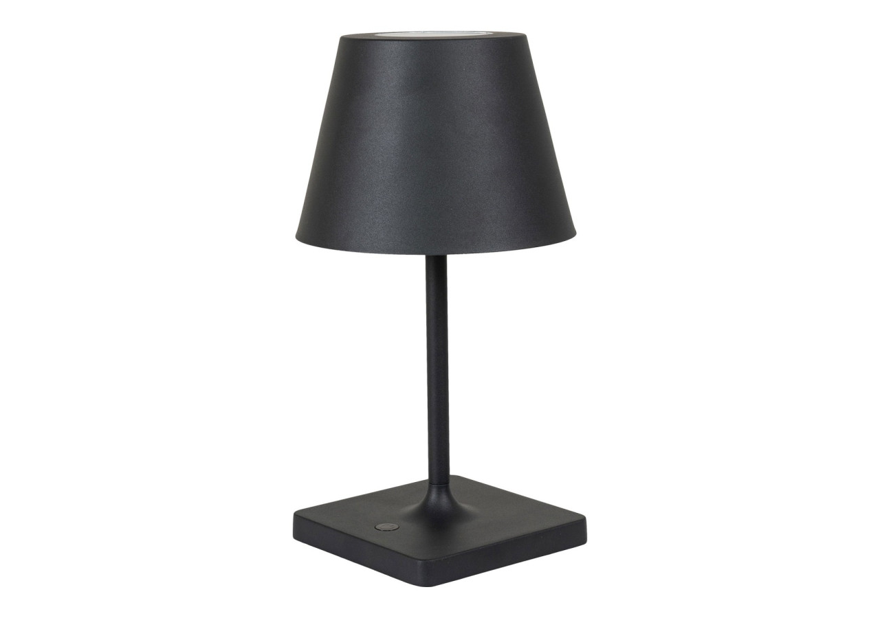 Lampe de table DEAN - Rechargeable, noire - 6405120 - House Nordic
