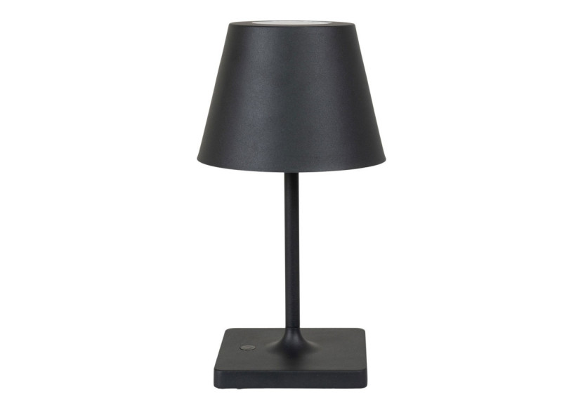 Lampe de table DEAN - Rechargeable, noire - 6405120 - House Nordic