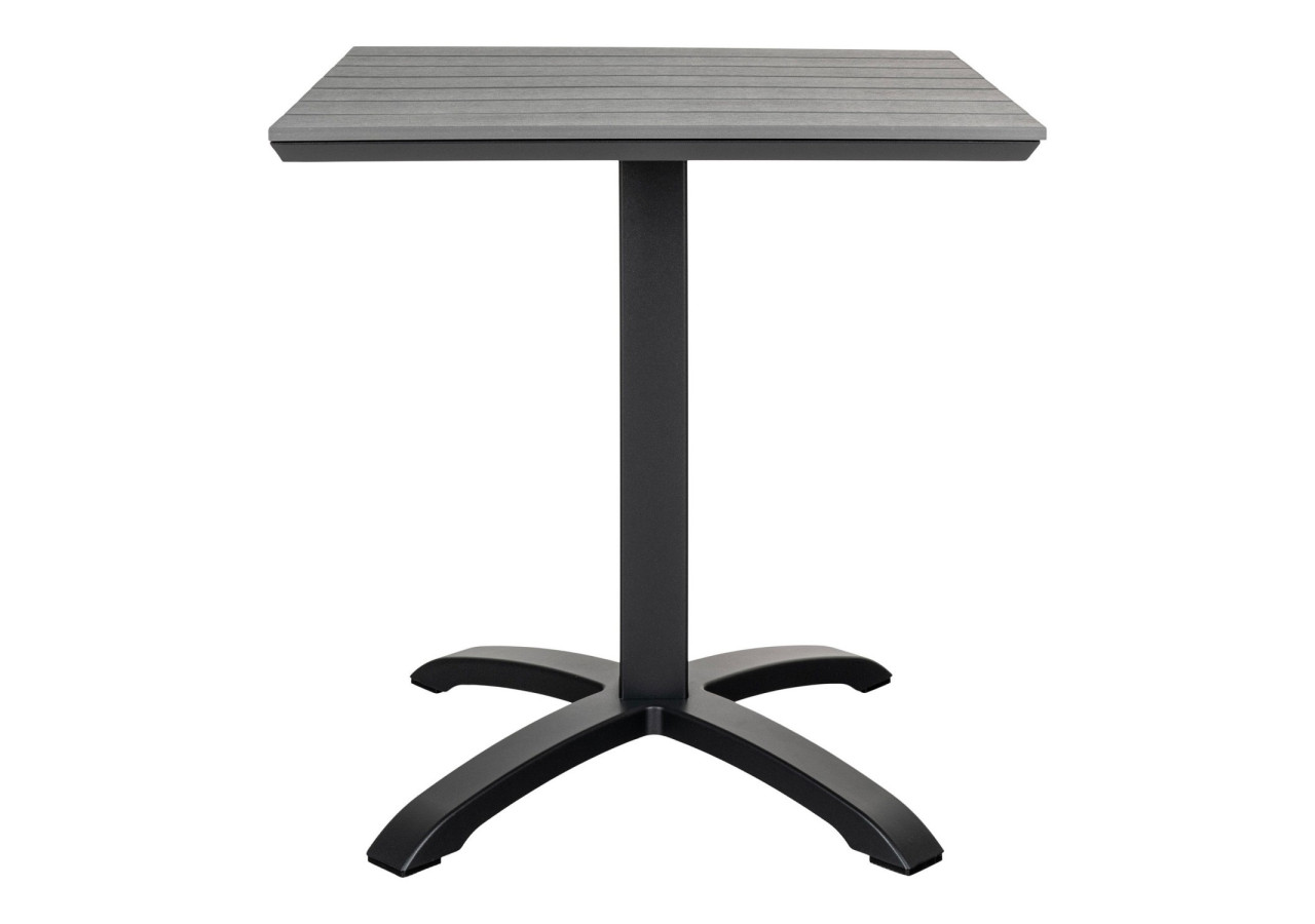 Table de café CHICAGO - Plateau gris non-bois, 70x70x72 cm - 7501120 - House Nordic