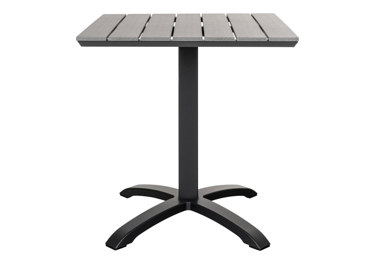 Table de café CHICAGO - Plateau gris non-bois, 70x70x72 cm - 7501120 - House Nordic