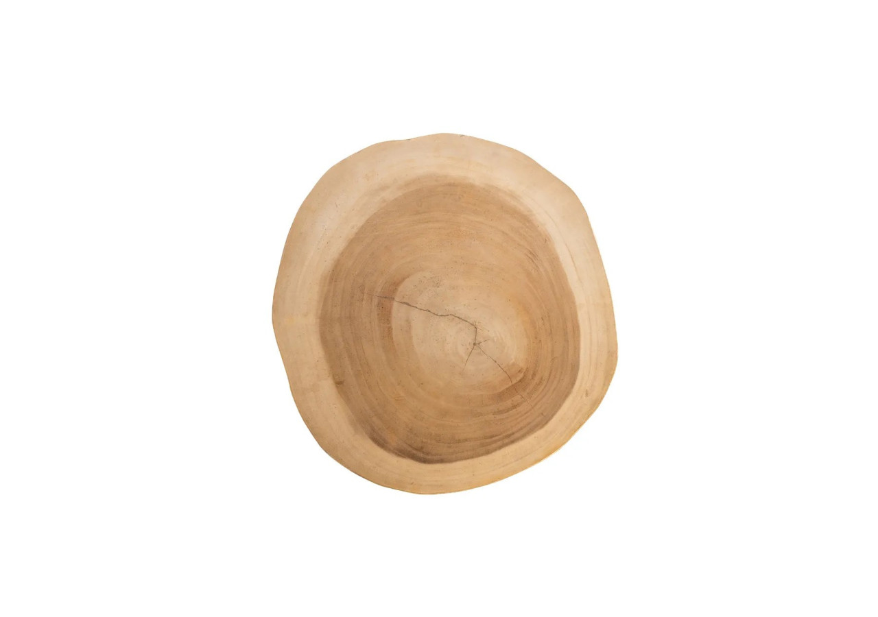 Table d'Appoint GILI - Bois Teck Entrelacé - JAMA002N - Bazar Bizar