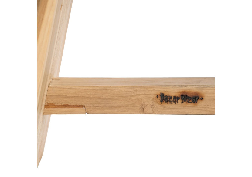 Tabouret SUAR avec Cuir - Noir Naturel - JACI021NB - Bazar Bizar Tabouret SUAR avec Cuir - Noir Naturel - JACI021NB - Bazar Bizar