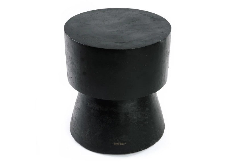 Tabouret WARMI - Bois Suar Noir - JACI019B - Bazar Bizar Tabouret WARMI - Bois Suar Noir - JACI019B - Bazar Bizar