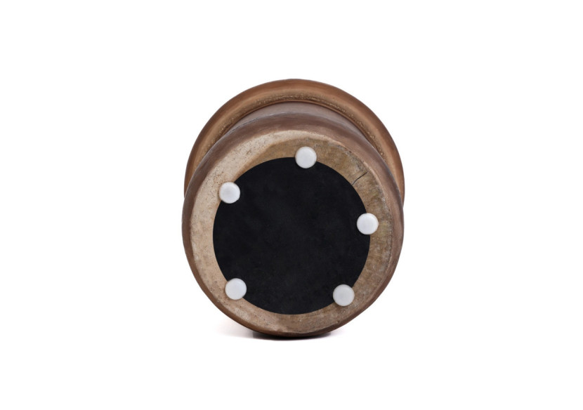 Tabouret Killa - Bois Suar Naturel et Fini Brillant - JACI011N - Bazar Bizar