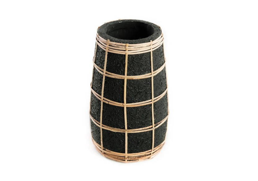 Vase Élégant The Cutie - Terracotta Noir Naturel - S - JABR086BN-S - Bazar Bizar