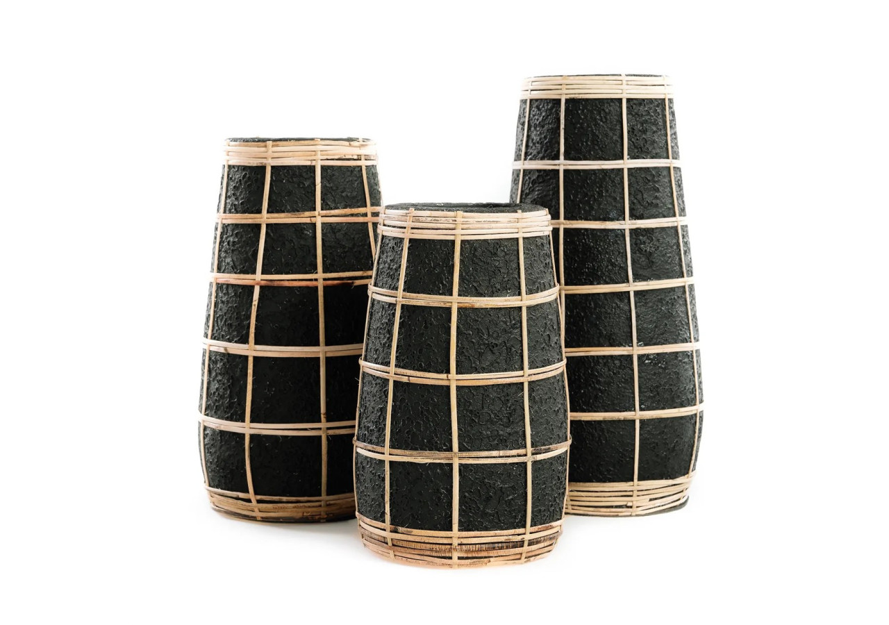 Vase Élégant The Cutie - Terracotta Noir Naturel - S - JABR086BN-S - Bazar Bizar