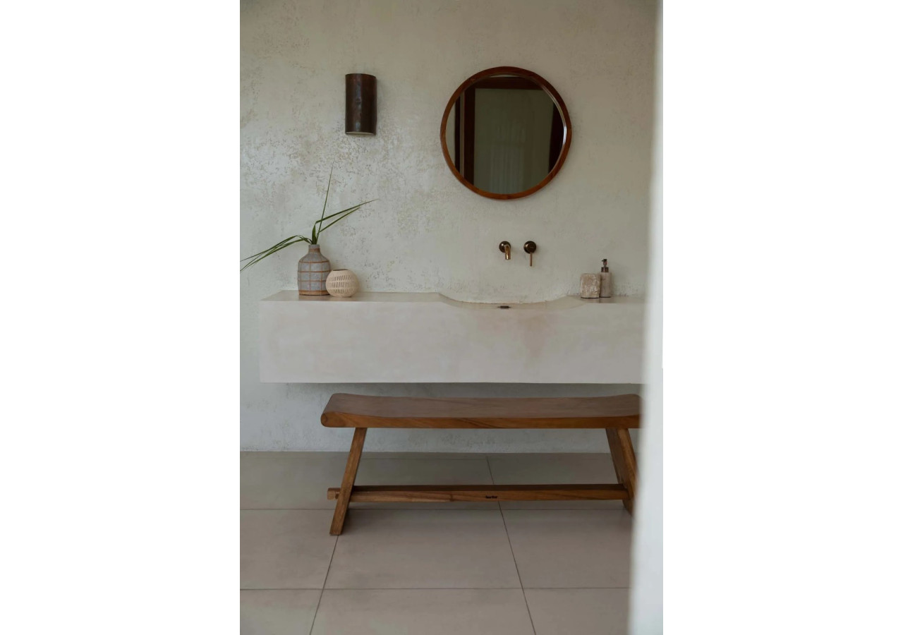 Vase Chic The Whoopy - Béton Naturel - L - JABR090ConN-L - Bazar Bizar