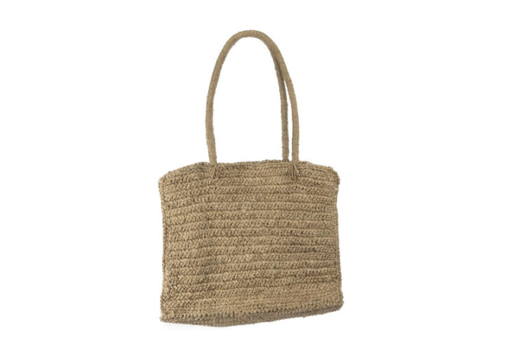 Sac Pratique The Ti Amo - Raffia Naturel - BABOM008N - Bazar Bizar