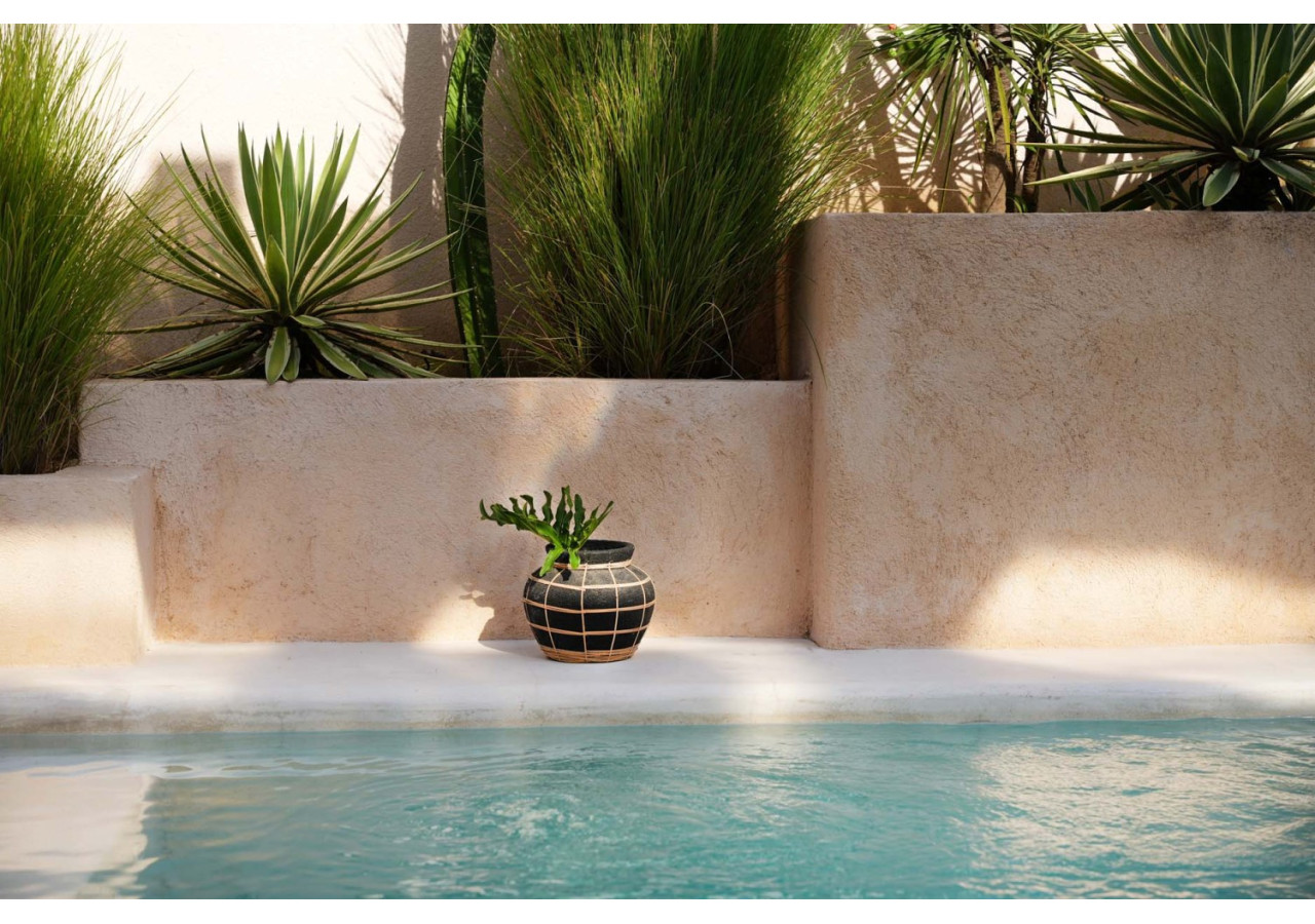 Vase Artistique The Belly - Terracotta Noir Naturel - S - JABR087BN-S - Bazar Bizar