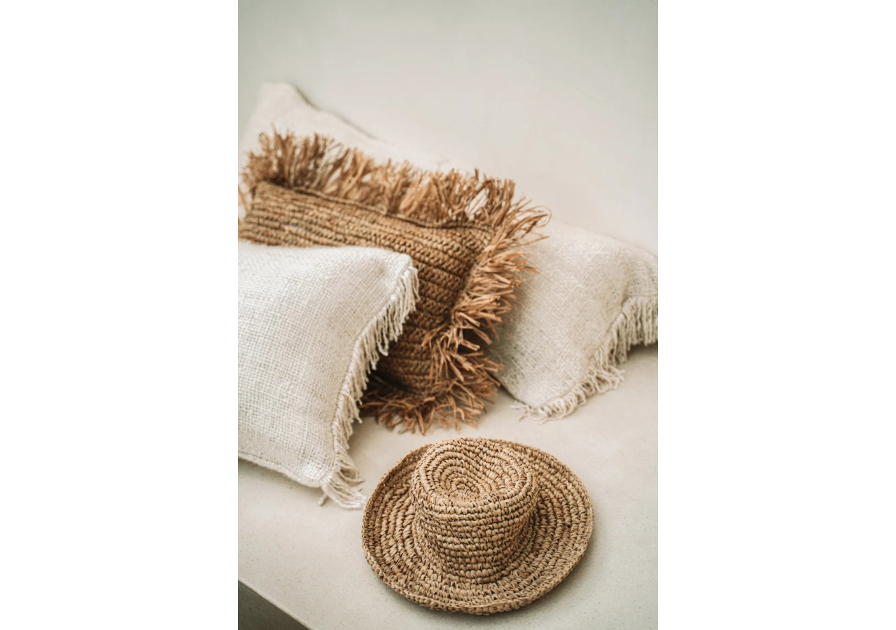 Chapeau Pantai - Seagrass et coquillages léger - BABOM003N - Bazar Bizar