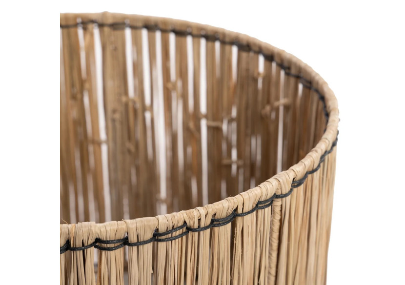 Lampe de table Skiathos - Noir naturel en terracotta - JABR079NB - Bazar Bizar