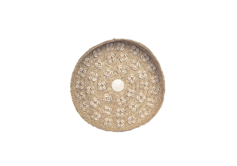 Assiette Caribe Shell - Naturelle blanche - Taille M_40 - JABR071NW-M - Bazar Bizar Assiette Caribe Shell - Naturelle blanche - Taille M_40 - JABR071NW-M - Bazar Bizar