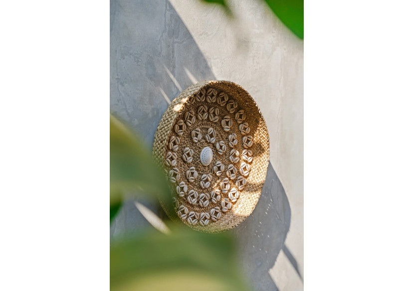 Assiette Caribe Shell - Naturelle blanche - Taille M_40 - JABR071NW-M - Bazar Bizar Assiette Caribe Shell - Naturelle blanche - Taille M_40 - JABR071NW-M - Bazar Bizar