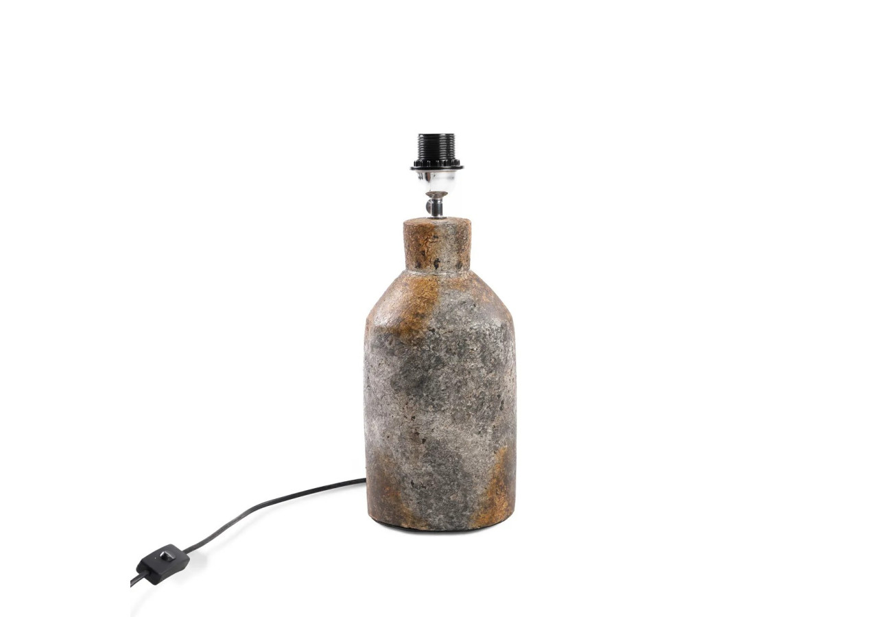 Lampe de table Ithaka - Gris antique au design unique - JABR082AGN - Bazar Bizar