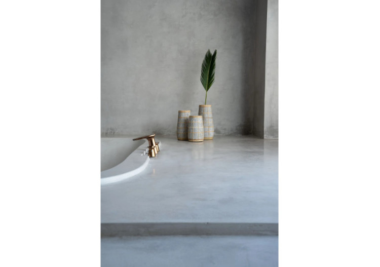 Vase Élégant en Terracotta - Détails en Raphia - Grand - JABR086ConN-L - Bazar Bizar 2