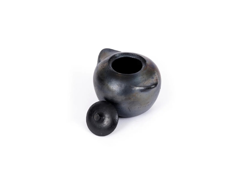 Pot en céramique BRULÉ - Parfait pour le sel, sucre et sauces - JAES038B-L - Bazar Bizar Pot en céramique BRULÉ - Parfait pour le sel, sucre et sauces - JAES038B-L - Bazar Bizar