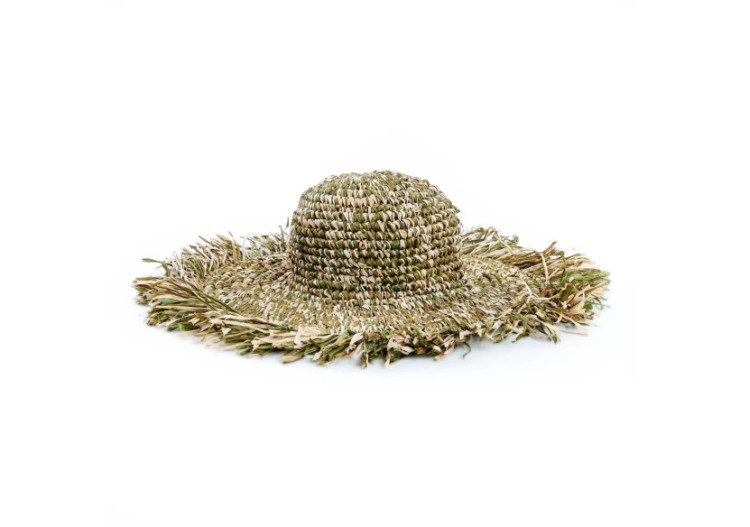 Chapeau d'Été Fiesta - Vert Naturel - BABOM005NGr - Bazar Bizar