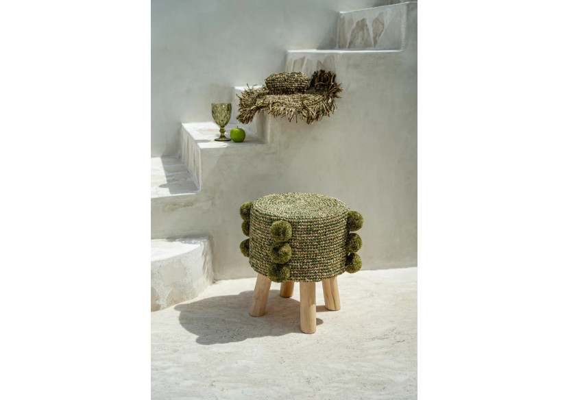 Chapeau d'Été Fiesta - Vert Naturel - BABOM005NGr - Bazar Bizar Chapeau d'Été Fiesta - Vert Naturel - BABOM005NGr - Bazar Bizar