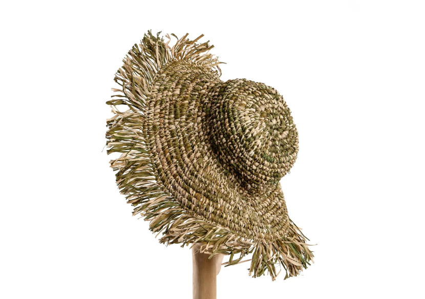 Chapeau d'Été Fiesta - Vert Naturel - BABOM005NGr - Bazar Bizar Chapeau d'Été Fiesta - Vert Naturel - BABOM005NGr - Bazar Bizar