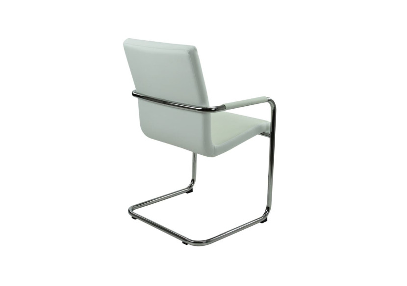 Chaise de Réunion S Series - Cuir Vegan Blanc - 3000035 - Workliving