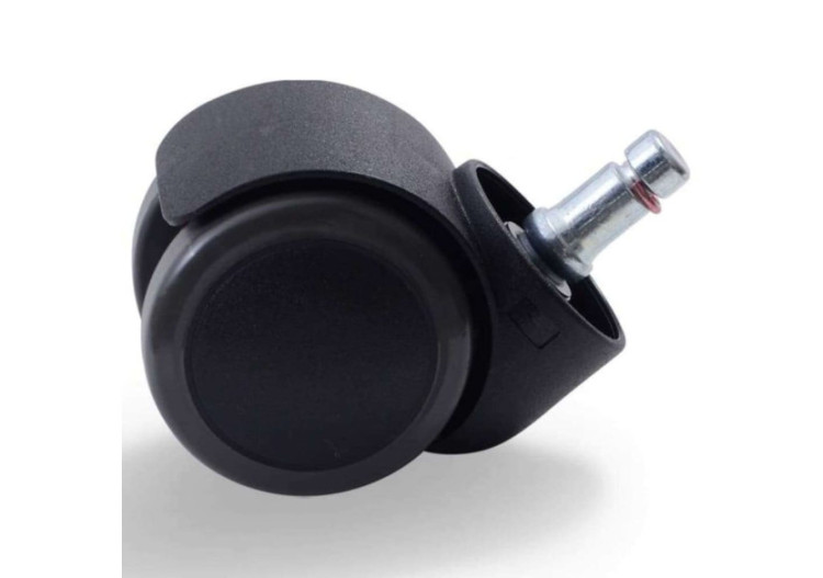 5 Roues de chaise de bureau WORKLIVING No-Noise - Douces pour sols durs - 100157 - Workliving