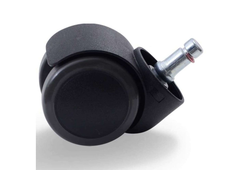 5 Roues de chaise de bureau WORKLIVING No-Noise - Douces pour sols durs - 100157 - Workliving