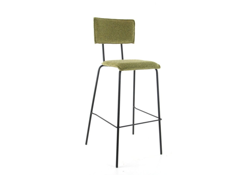 Tabouret de bar Workliving Barkruk - Tissu Boucle Moutarde - 3002031C - Workliving Tabouret de bar Workliving Barkruk - Tissu Boucle Moutarde - 3002031C - Workliving