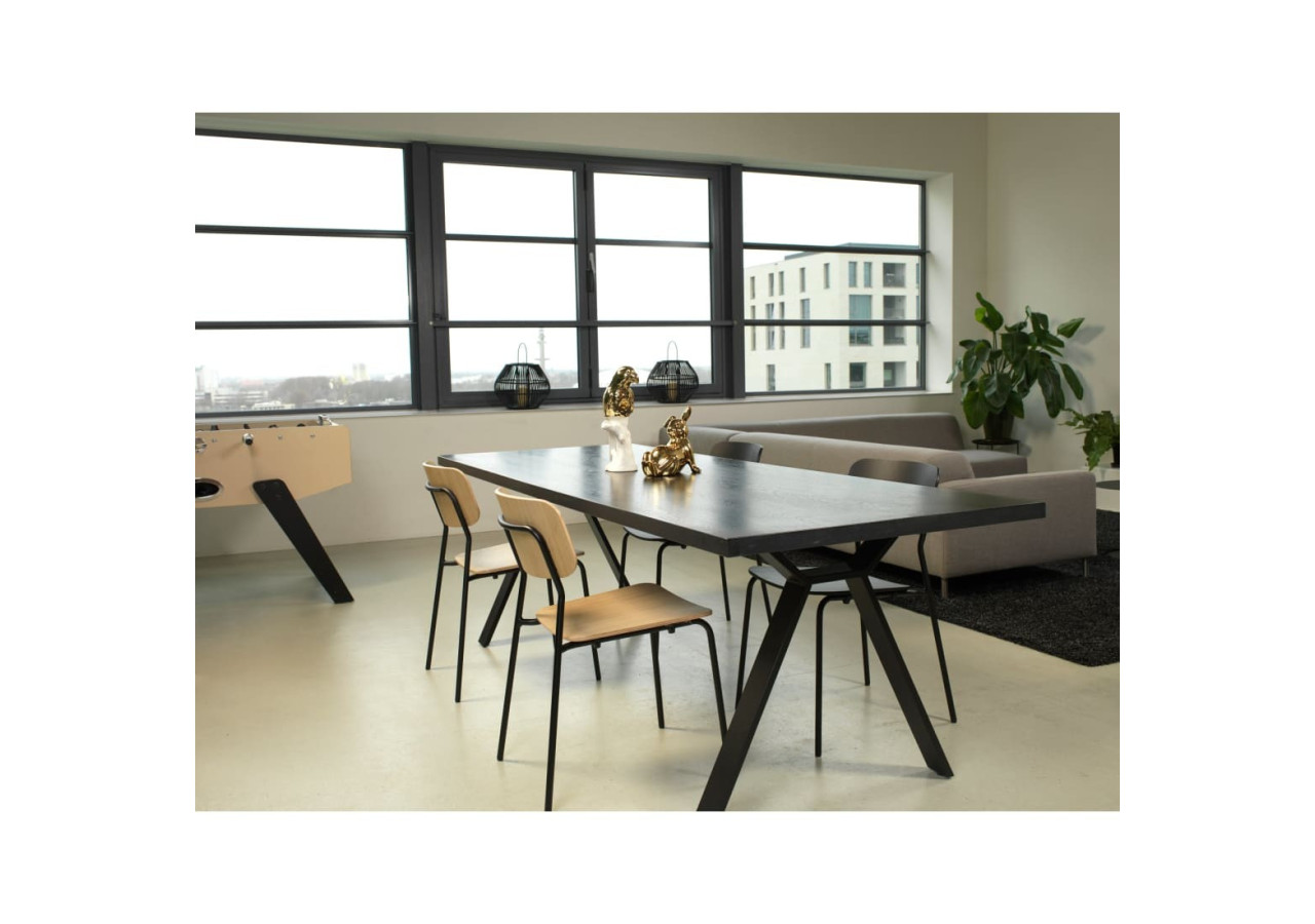 Chaise Workliving Bianca - Design en bois chêne clair 79,5 x 47 x 52 cm - 3001730 - Workliving