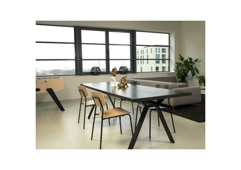 Chaise Workliving Bianca - Design en bois chêne clair 79,5 x 47 x 52 cm - 3001730 - Workliving