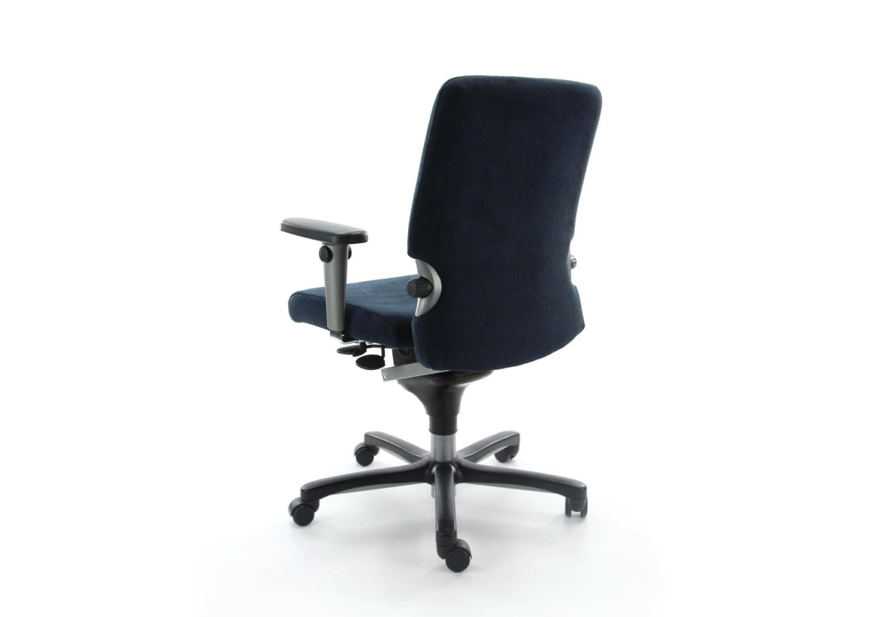 Chaise de bureau Refurbished Comforto 77 - Bleu ergonomique en tissu recyclé - R_COMFO_77_RGB - Refurbished