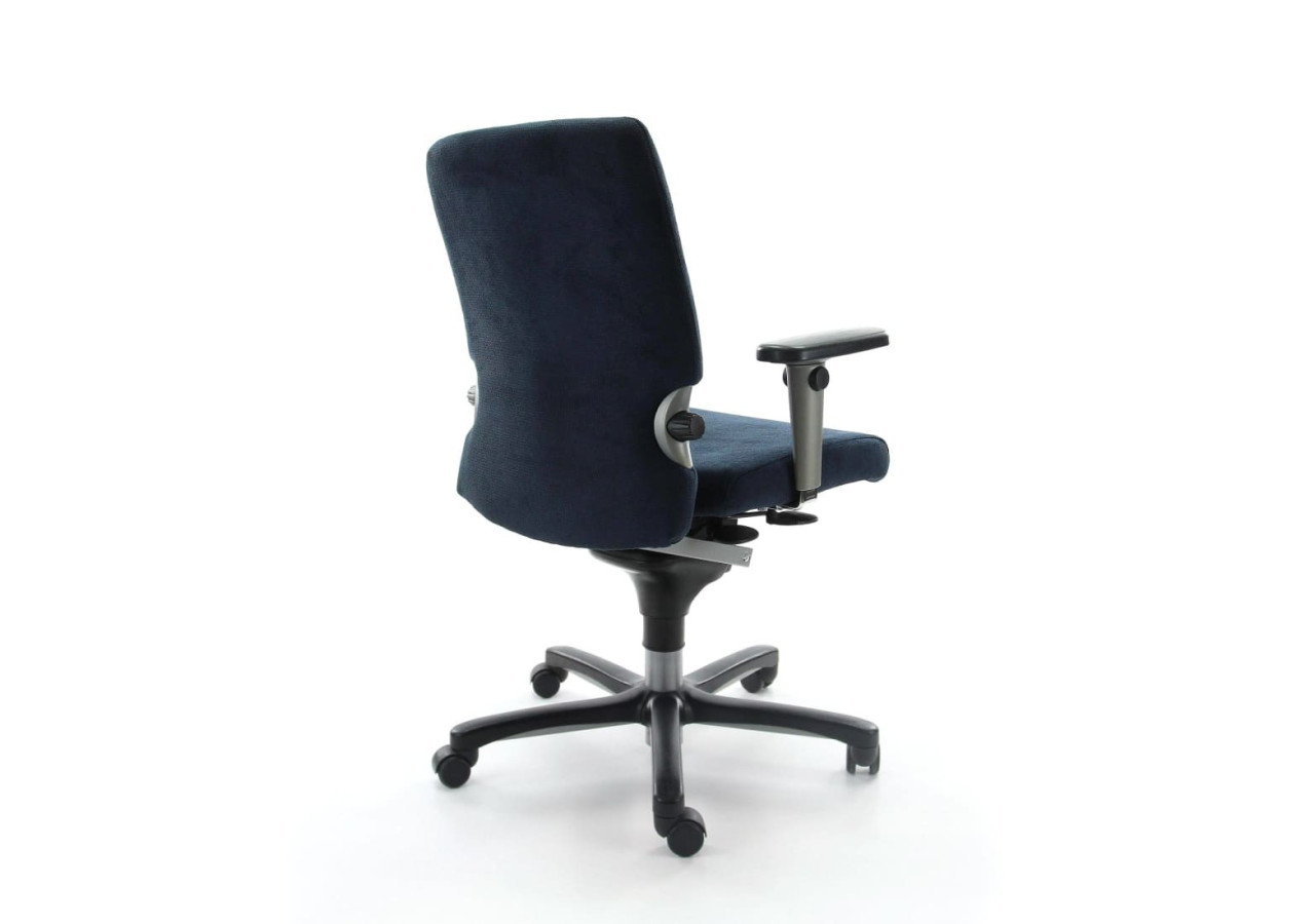 Chaise de bureau Refurbished Comforto 77 - Bleu ergonomique en tissu recyclé - R_COMFO_77_RGB - Refurbished