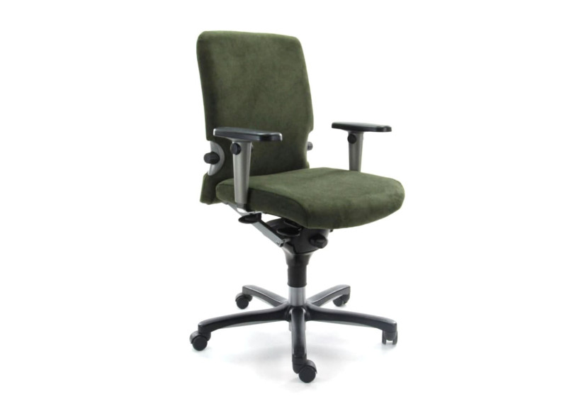 Fauteuil de Bureau Conforto 77 - Vert Regain, Ergonomique et Durable - R_COMFO_77_RGGO - Refurbished