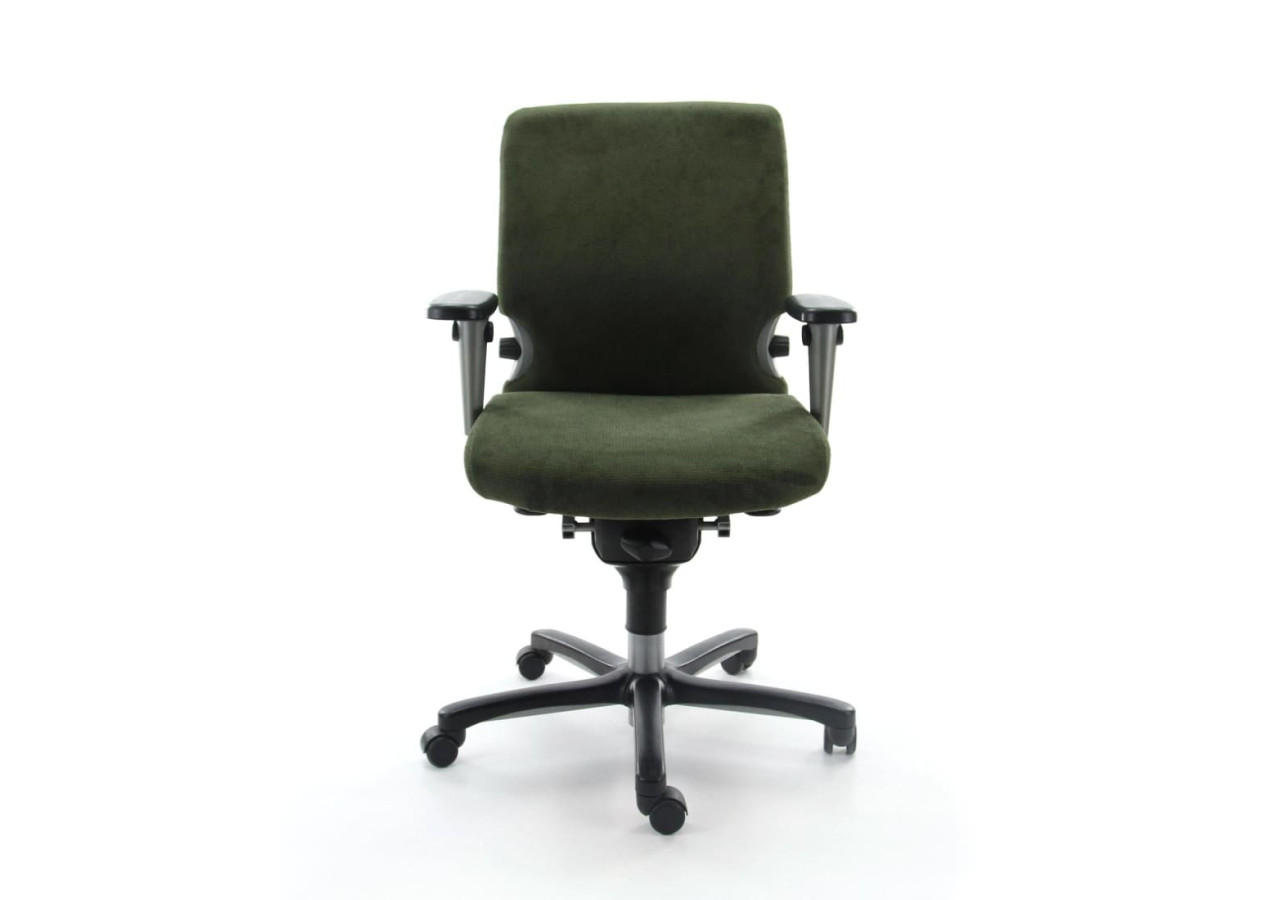 Fauteuil de Bureau Conforto 77 - Vert Regain, Ergonomique et Durable - R_COMFO_77_RGGO - Refurbished