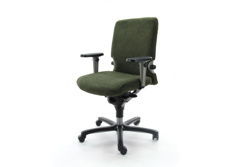 Fauteuil de Bureau Conforto 77 - Vert Regain, Ergonomique et Durable - R_COMFO_77_RGGO - Refurbished