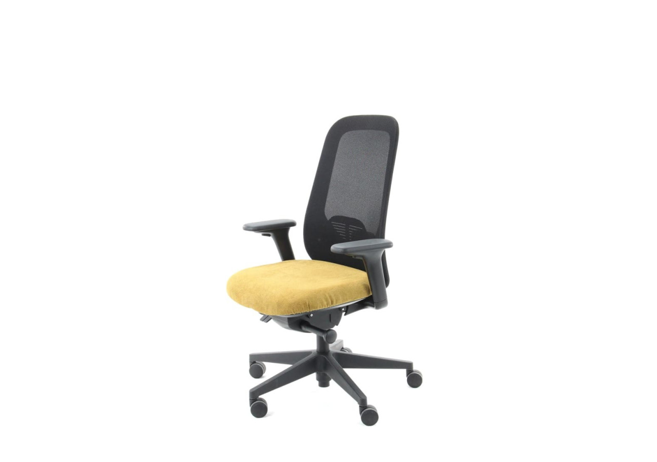 Fauteuil Ergonomique Workliving Nora - Jaune Regain avec 10 ans de garantie - 3006660 - Workliving