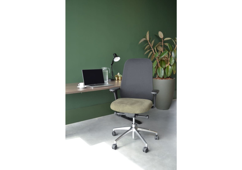 Chaise de Bureau Ergonomique Workliving Nora Mesh - Design Moderne en Vert - 3006662 - Workliving