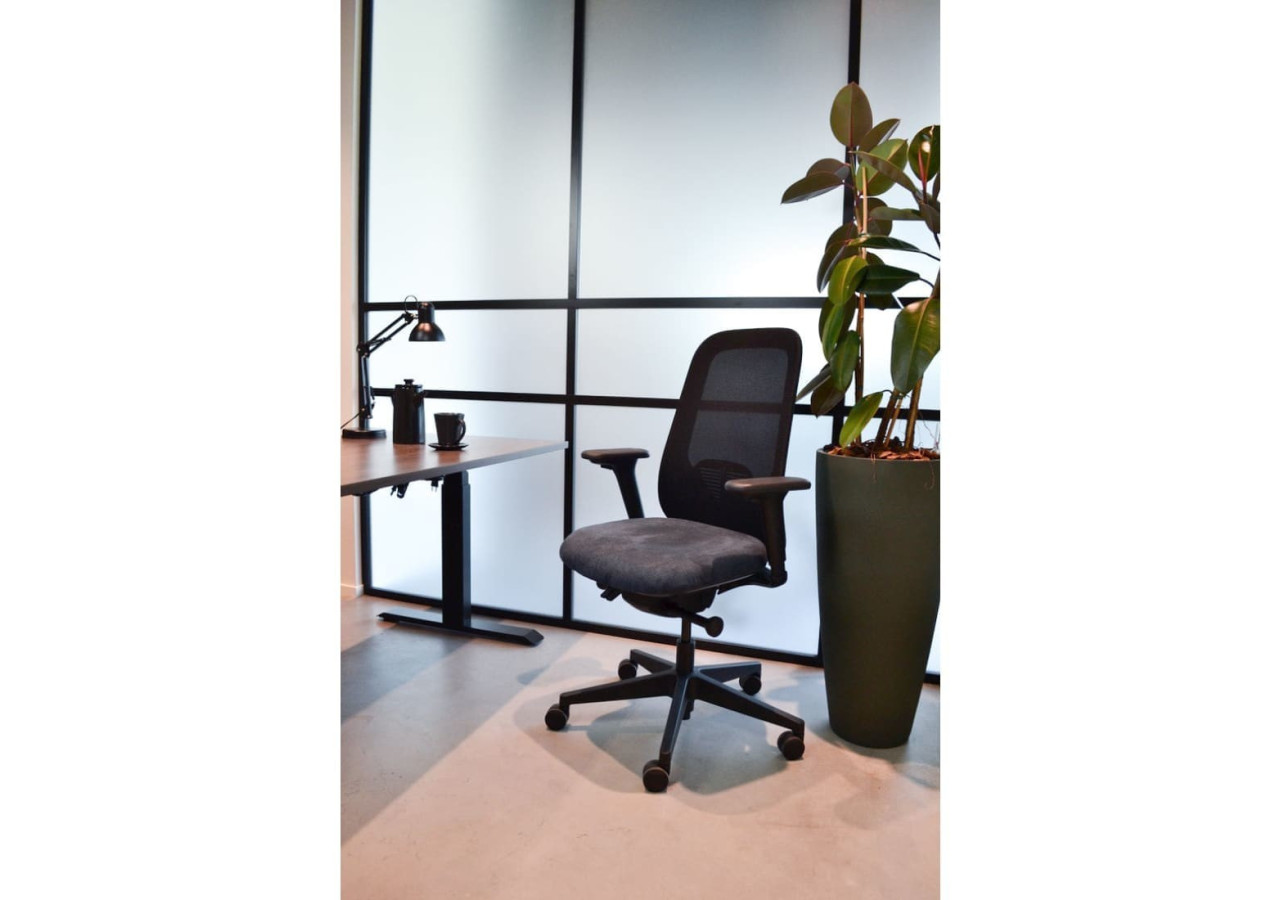 Chaise de Bureau Ergonomique Workliving Nora Mesh - Design Moderne en Noir - 3006655 - Workliving
