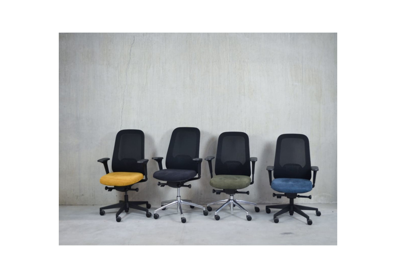 Chaise de Bureau Ergonomique Workliving Nora Mesh - Design Moderne en Noir - 3006655 - Workliving