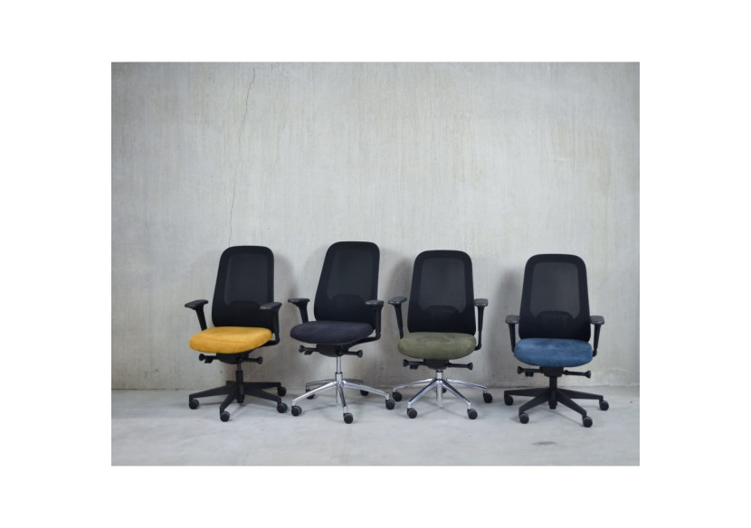 Chaise de Bureau Ergonomique Workliving Nora Mesh - Design Moderne en Noir - 3006655 - Workliving