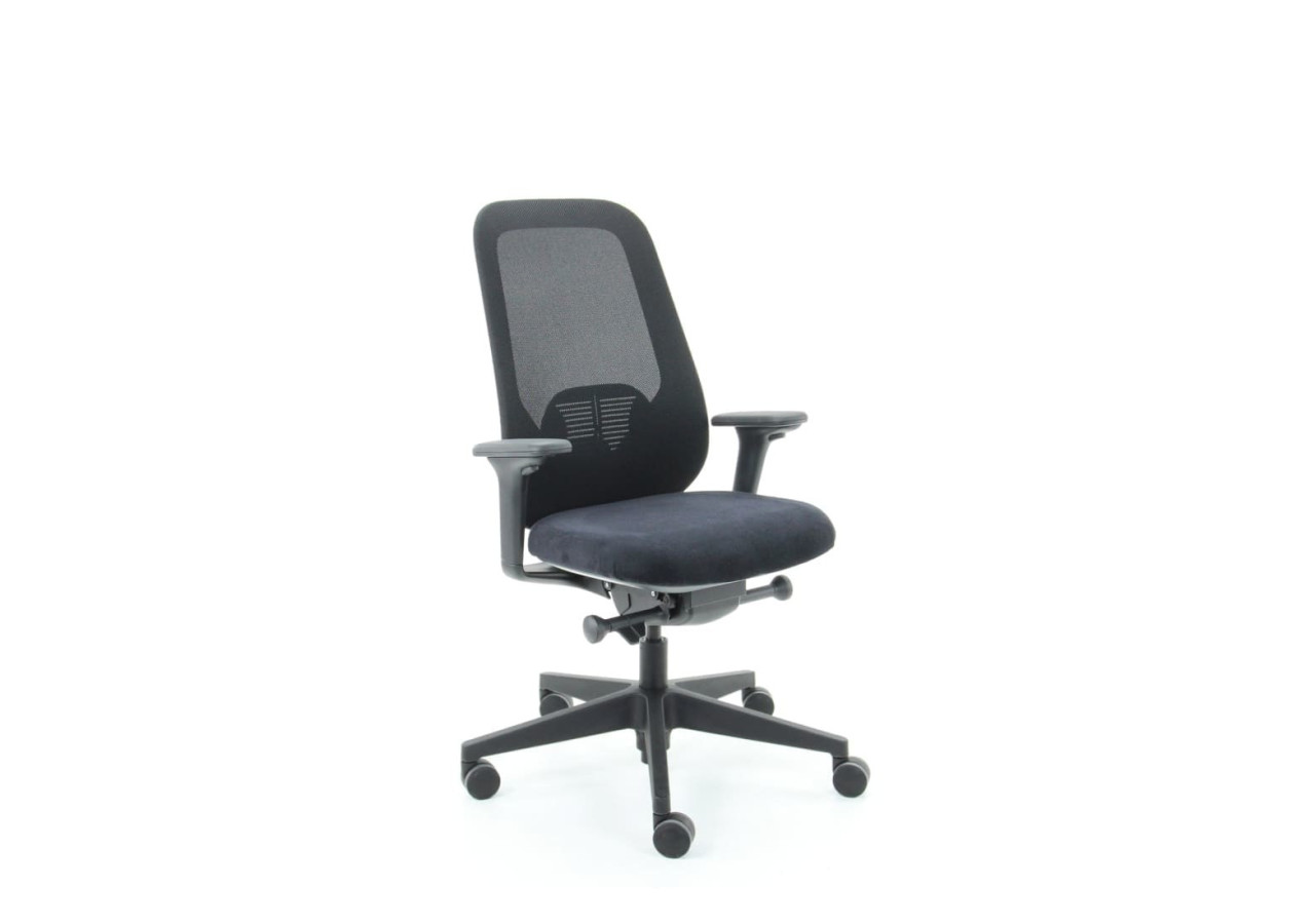 Chaise de Bureau Ergonomique Workliving Nora Mesh - Design Moderne en Noir - 3006655 - Workliving