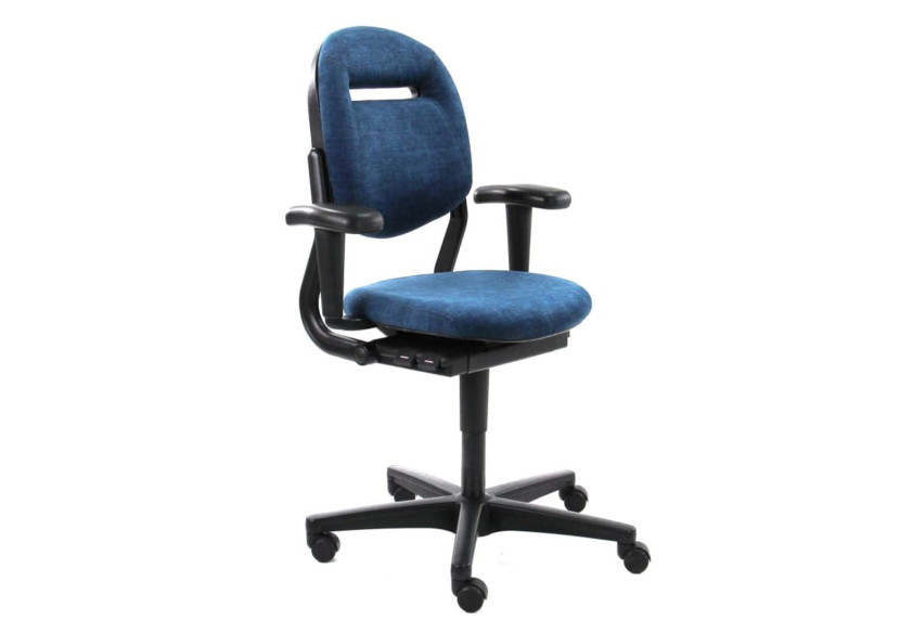 Chaise de Bureau Ahrend 220 - Tissu Denim Écologique Ergonomique - R_AHD_220_JEB - Refurbished