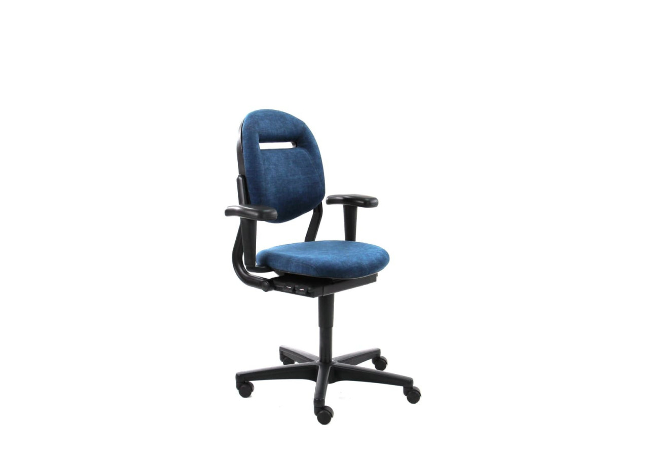 Chaise de Bureau Ahrend 220 - Tissu Denim Écologique Ergonomique - R_AHD_220_JEB - Refurbished