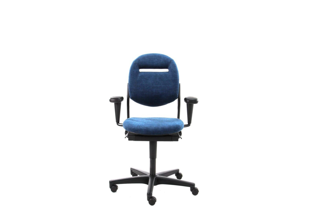 Chaise de Bureau Ahrend 220 - Tissu Denim Écologique Ergonomique - R_AHD_220_JEB - Refurbished