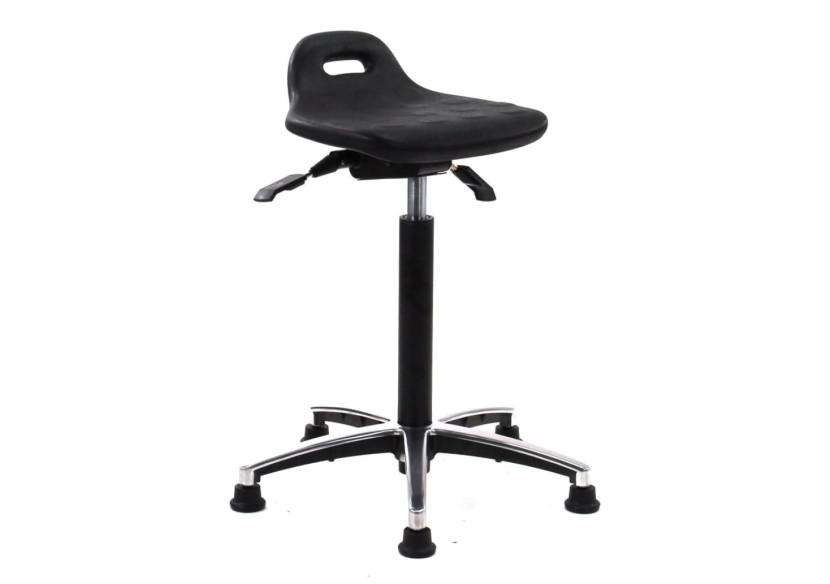 Stahulp Ergonomique - Assise PU, Aluminium élégant - 100340 - Workliving Stahulp Ergonomique - Assise PU, Aluminium élégant - 100340 - Workliving