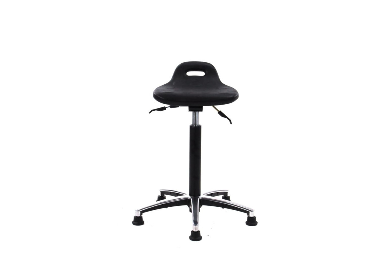 Stahulp Ergonomique - Assise PU, Aluminium élégant - 100340 - Workliving