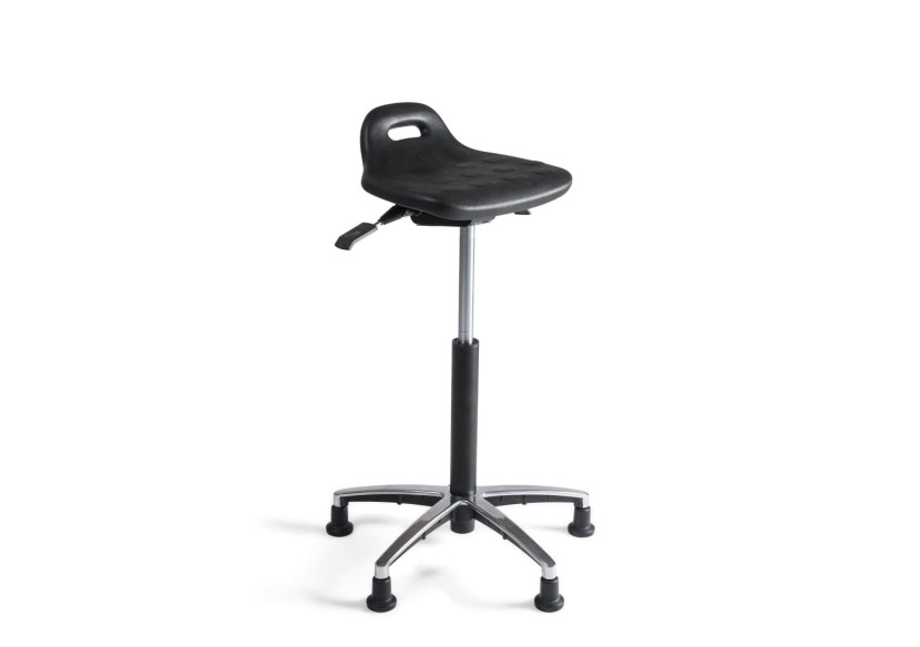 Stahulp Ergonomique - Assise PU, Aluminium élégant - 100340 - Workliving Stahulp Ergonomique - Assise PU, Aluminium élégant - 100340 - Workliving
