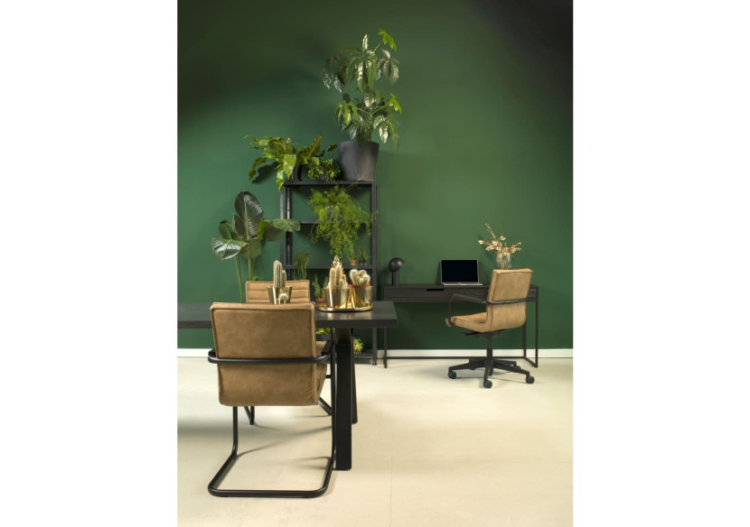 Chaise de Salle à Manger Workliving Haven - Cuir Vegan Cognac - 3000482 - Workliving Chaise de Salle à Manger Workliving Haven - Cuir Vegan Cognac - 3000482 - Workliving