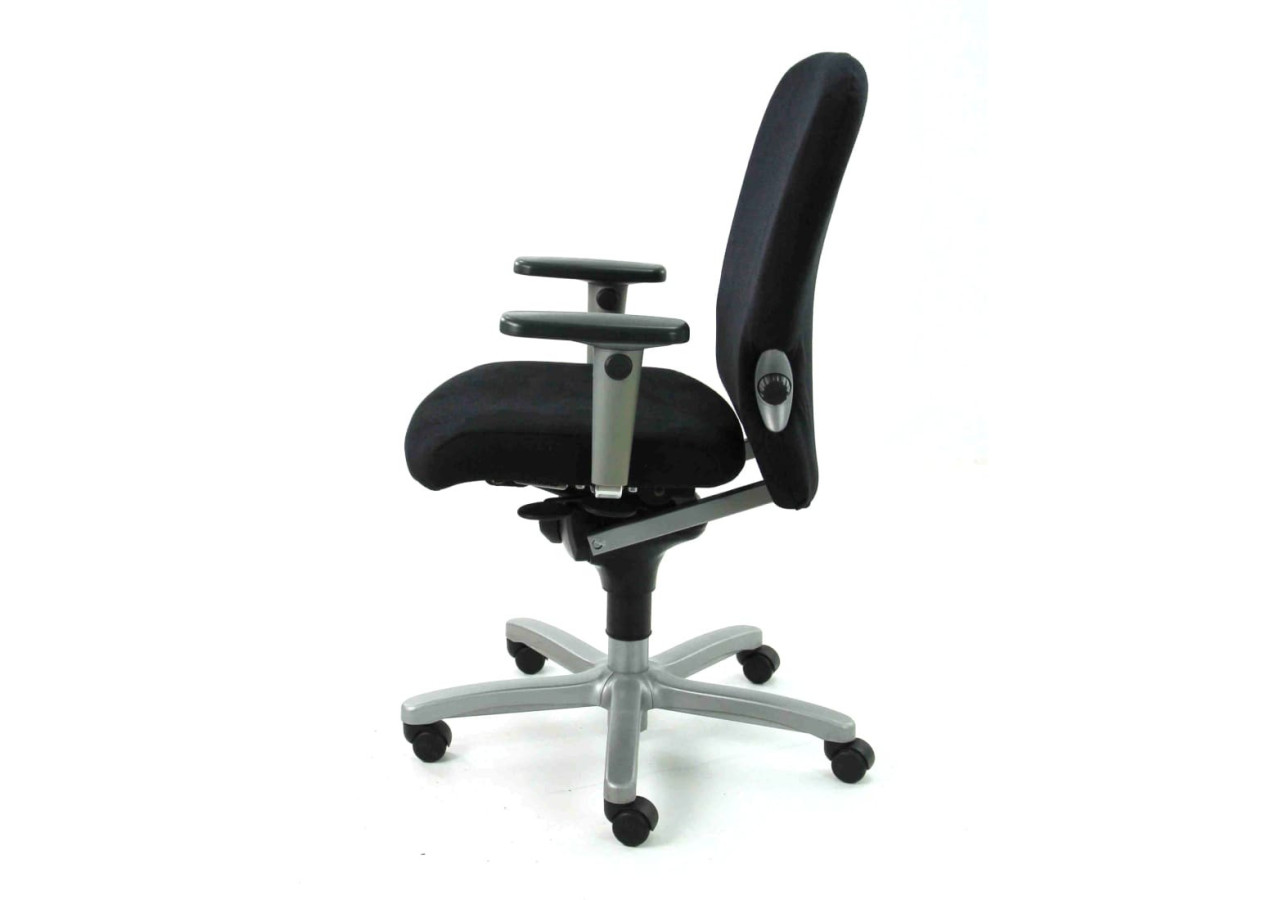 Chaise de Bureau Remise à Neuf - Ergonomique Comforto 77 Noir - R_COMFO_77_RGZW - Refurbished