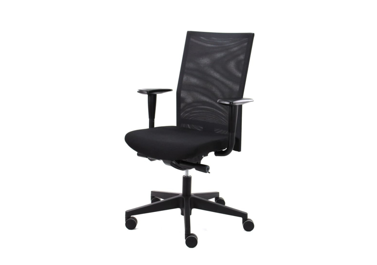 Chaise de bureau Workliving Jaarbeurs - Design ergonomique noir - 102495 - Workliving