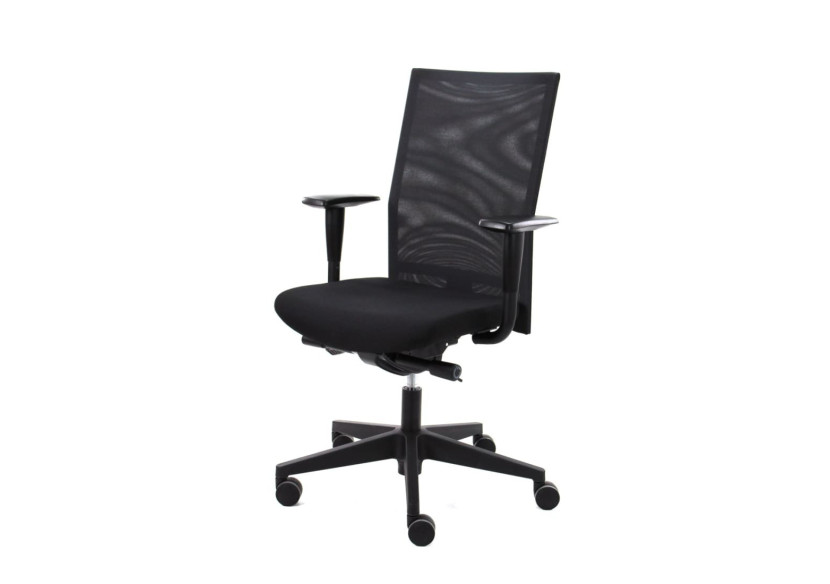 Chaise de bureau Workliving Jaarbeurs - Design ergonomique noir - 102495 - Workliving